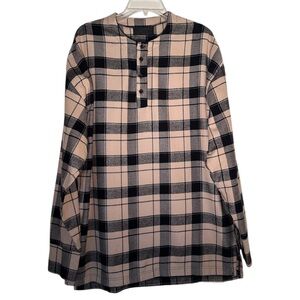 Represent Clo Men’s Long Sleeve Flannel Shirt Large British Luxury Streetwear